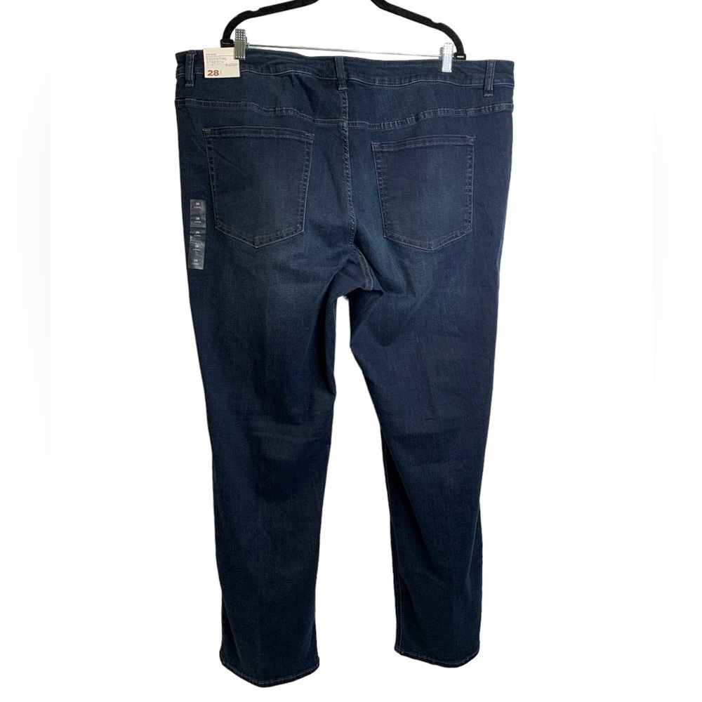 NWT Lane Bryant Signature Fit Straight Jean-Everyday Dark Wash 28L - Picture 10 of 14